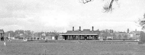 Althorne Railway Station 1956 Copyright Brian Pask